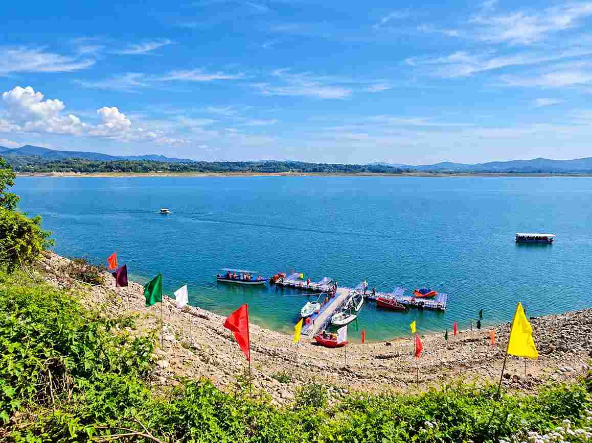 Boating Sharda Sagar Dam