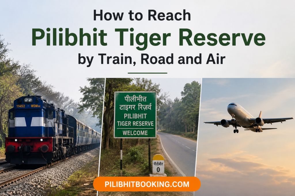 How to Reach Pilibhit Tiger Reserve by Train, Road and Air