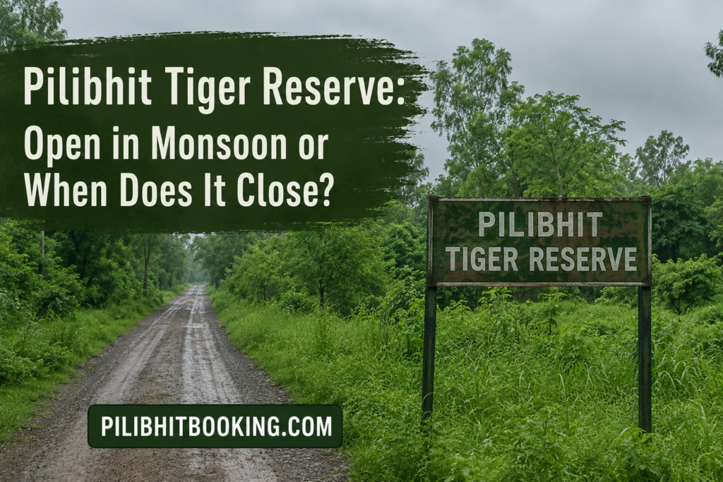 Pilibhit Tiger Reserve Open in Monsoon or When Does It Close