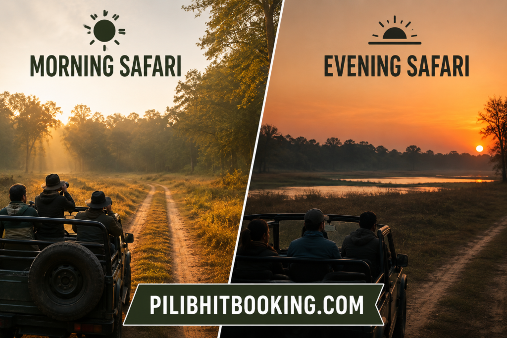 Morning vs Evening Safari in Pilibhit Tiger Reserve Which is Better