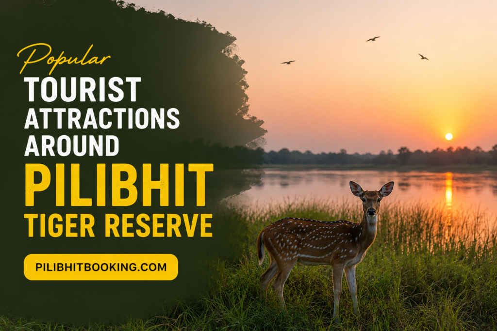Popular Tourist Attractions Around Pilibhit Tiger Reserve